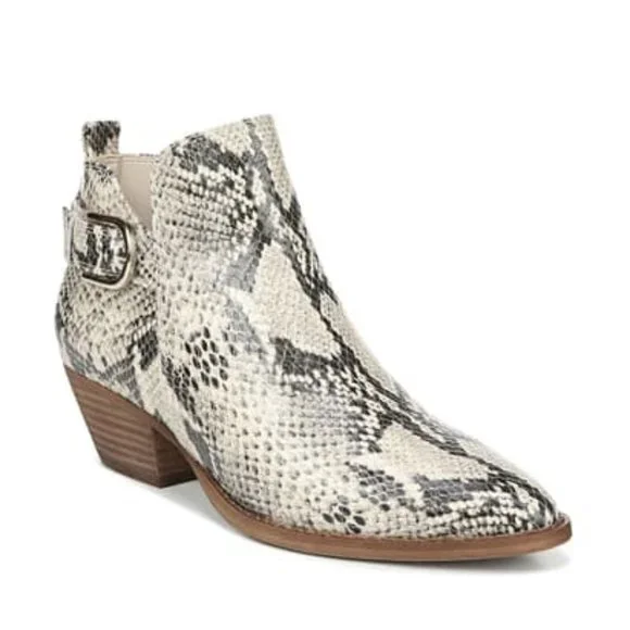 NEW Sam Edelman Neena Beach Multi Pacific Snake Leather Womens Size 7.5M… - Picture 2 of 7